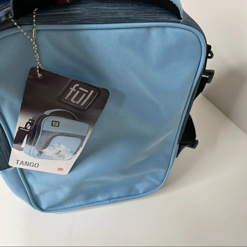 FUL TANGO MESSENGER BAG, TABLET COMPARTMENT, SKY BLUE